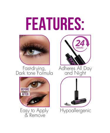 Duo Quick Set Dark False Lash Adhesive - Fast Drying, 0.18 oz | Ultimate Hold - Buy Online on GoSupps.com