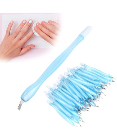 Dead Skin Cuticle Trimmer Double Head Dead Skin Cuticle Knife Removal Fork Nail art Tools V shaped Cuticle Trimmer Remover for Dead Skin Cuticle Trimmer Remover for Removing Acrylic Nails Glue - Buy Online on GoSupps.com