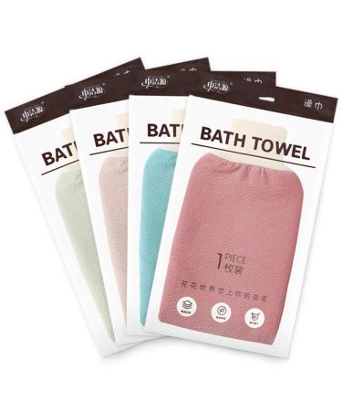 Peeling Gloves 4 Pack - Exfoliating Friction Gloves for Soft Skin | International Shipping - Buy Online on GoSupps.com
