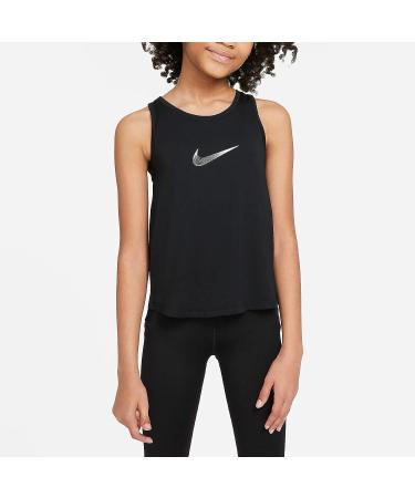 Nike Dri-FIT Trophy Big Kids Girls Training Tank - Black (Size S) - Buy Online on GoSupps.com