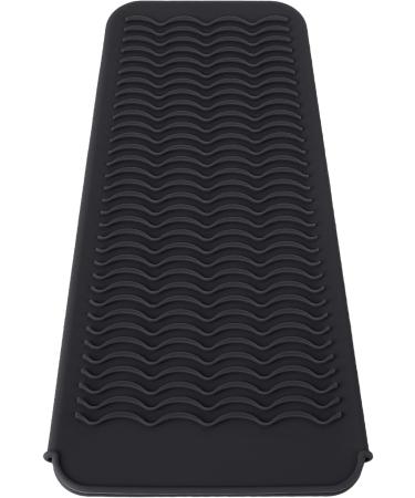 Silicone Pouch Heat Resistant Storage Bag for Curling Irons Traveling Durable Holder (Black) - Buy Online on GoSupps.com