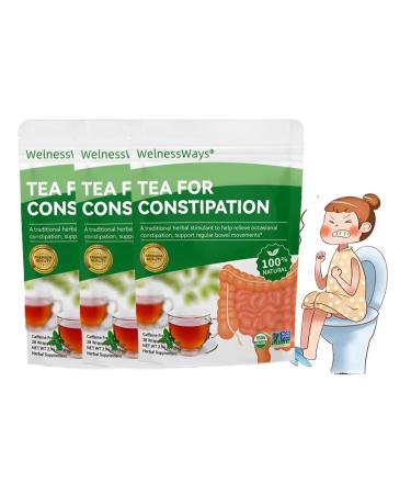 Tisane Naturelle Anti-constipation - Nettoyant Doux Du C lon Formule Base De Plantes For Une Digestion R guli re Et Confortable Facile Pr parer(3PCS)
