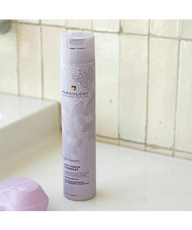 Pureology Style + Protect Soft Finish Hairspray | Flexible Hold | Vegan | 11 Fl Oz - Buy Online on GoSupps.com