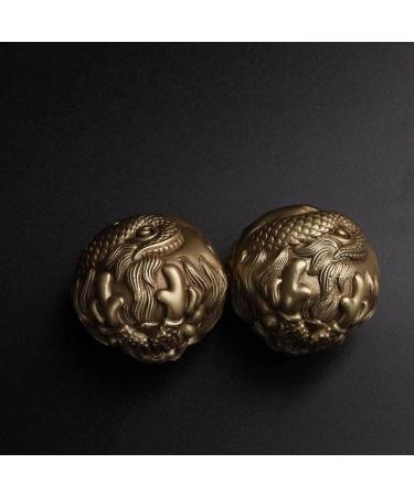 Unbit Ballstretcher - Pure Brass Magnetic Stress Ball for Health & Massage | Baoding Balls for Pressure Relief | International Shipping - Buy Online on GoSupps.com
