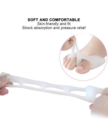 6 Pairs Toe Separators - Hallux Valgus Corrector & Bunion Relief Tool - Buy Online on GoSupps.com
