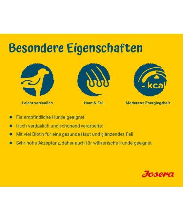 Josera Sensiplus Dog Food (5 x 900g) | Premium Duck Formula for Sensitive Dogs | 4.5 kg Super Premium Dry Dog Food - Buy Online on GoSupps.com