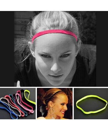 Buy Wudong 14-Pack Elastic Sports Tied Straps | Slip-Proof Hair Bands for Football Workout & Yoga - Buy Online on GoSupps.com