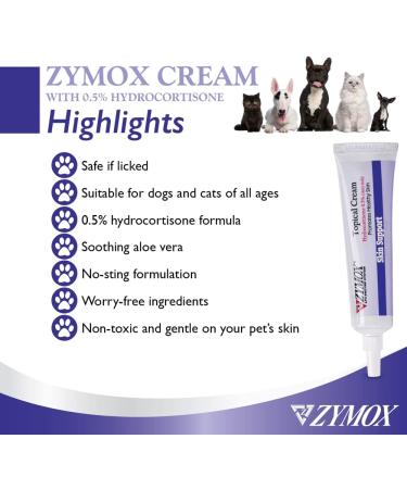 ZYMOX Topical Cream Infection and Wound Care 1 oz - Fast-Acting Relief for Pets | 1 Ounce - Buy Online on GoSupps.com
