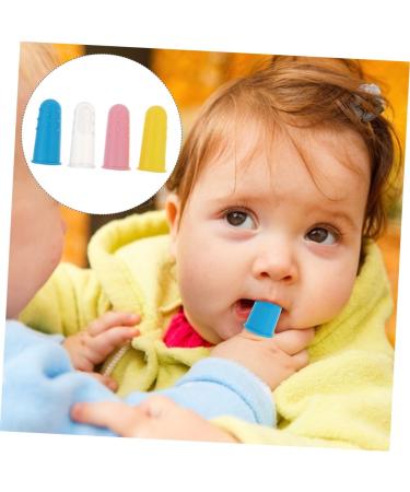 Shop Homsfou 12th Baby Toothbrush - Silicone Toddler Brush & Tongue Cleaner | Safe & Gentle Mouth Care for Babies - Buy Online on GoSupps.com