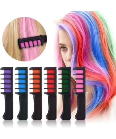 RIYAN 1Pc Disposable Fashion Color Temporary Hair Coloring Color Comb Dyeing Hair Dyeing Pigment Small Comb - Buy Online on GoSupps.com