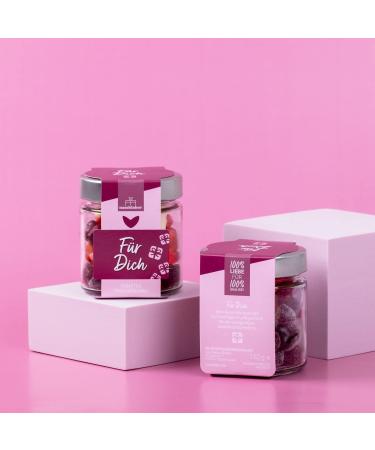 naschlabor 120g Gift Jar for You Fruit Candy Gift for Love Gift for Love Gift for Partner Mix Fruit Gum Mix Mother's Day Valentine's Day - Buy Online on GoSupps.com