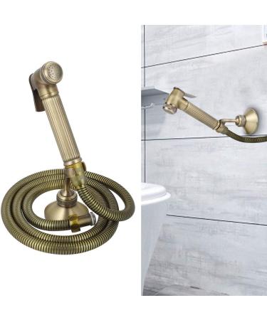 Vintage Copper Handheld Bidet Sprayer with Hose - G1/2 inch Toilet Seat Accessory | International Shipping Available - Buy Online on GoSupps.com