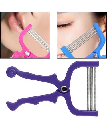 AHEOVSD Handheld Facial Hair Removal Threading Tool Set - 2 Pieces | Women's Face Epilator for Hair Removal | Beauty Tools - Random Color - Buy Online on GoSupps.com