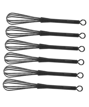 Mikinona 6 pi ces Fouets pour M langer Coloration Capillaire Outils Manuels Plastique pour Teinture de Cheveux Cuisine et Salon M langeur Pratique R utilisable