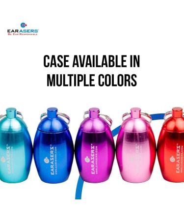 Buy EARasers Aluminum Waterproof Earplugs Keychain Case - Travel-Friendly Green Pill Holder - Buy Online on GoSupps.com