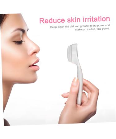 FRCOLOR 2pcs Silicone Cleansing Brush - Facial Scrubber & Skin Care Tool for Deep Cleansing Exfoliation & Massage - Buy Online on GoSupps.com