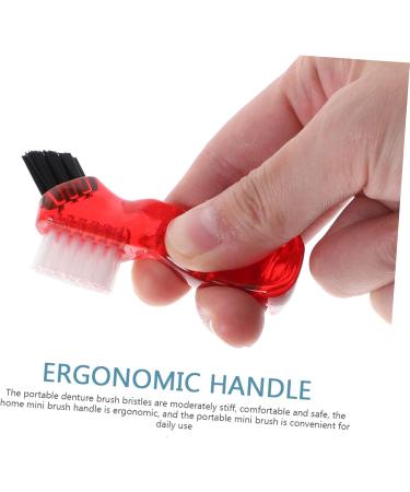 4-Piece Combined Sortable Brushes for Toothbrush Prosthesis Cleaning | Portable Mini Dual-Sided Oral Care Device - Ideal for Household Use - Buy Online on GoSupps.com
