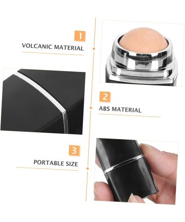 Balacoo 1pc Facial Oil Absorbing Ball Face Tools Oil Absorbing Roller Facial Oil Control Tool Makeup Clean 5x2.8cm Black - Buy Online on GoSupps.com