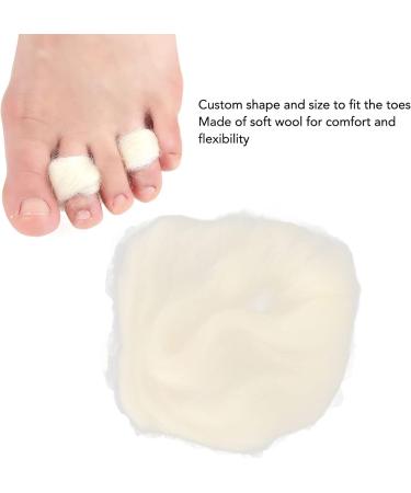 Wool Toe Separator 1 Pack - Breathable & Sweat Absorbing - Reduce Friction - Toe Cushion Corrector - Buy Online on GoSupps.com