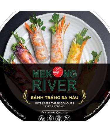 Lyan Mekong River Rice Paper Three Colours 16cm 300g - Buy Online on GoSupps.com