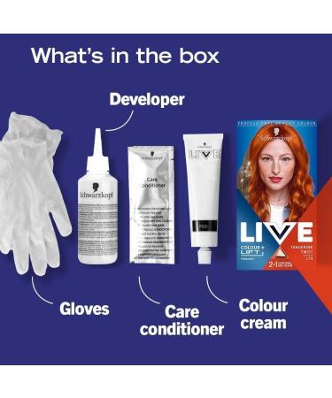 Schwarzkopf LIVE Colour + Lift Permanent Copper Hair Dye - Tangerine Twist L74 - Buy Online on GoSupps.com