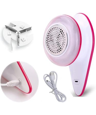 AUNMAS Electric Lint Remover - USB Rechargeable Fabric Fuzz Trimmer with Charging Indicator | Ergonomic Design in Rose Red - Shop Now - Buy Online on GoSupps.com