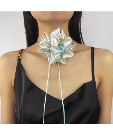Southjieling 3D Rose Necklace - Versatile Lavender Flower Collarbone Chain & Fashionable Rose-Shape Accessory - Buy Online on GoSupps.com
