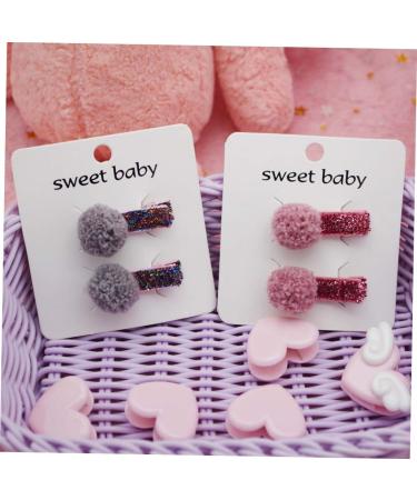 minkissy 7 Pairs Girls Valentines Hair Pin Festival Headpiece Cosplay Party Barrettes Heart Headwear Children Hair Grips Girl Valentines Barrettes Ball Hairpin Button Girl Child Christmas - Buy Online on GoSupps.com