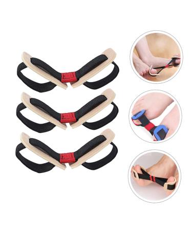 6 pcs Thumb Cloth Alignment Straightener & Hallux Exerciser Splint Strap Set | Elastic Valgus Toe Separator Belt | 16.7x3.7cm | Random Color - Buy Online on GoSupps.com