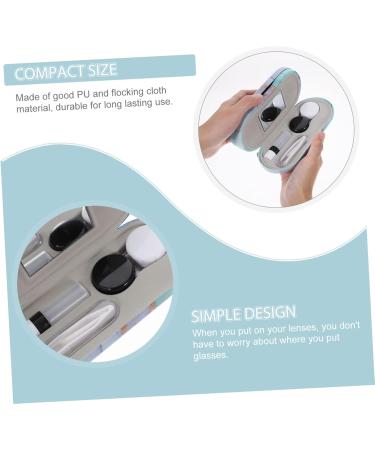 Healeved Double-Lodged Glasses Case - Multi-Purpose Travel Accessory for Sunglasses & Contacts Storage | Durable Protection Box - Buy Online on GoSupps.com