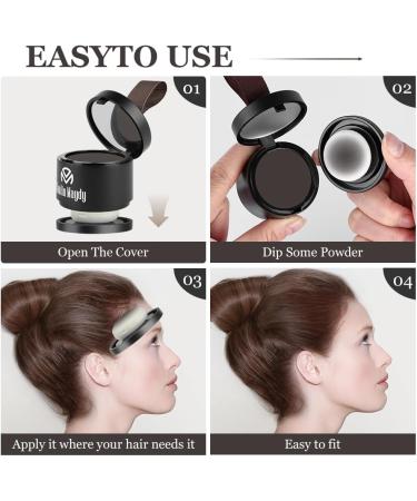 LOPHE Foundation powder for hair densification root concealer and shading hair roots 06 graybrown - Buy Online on GoSupps.com