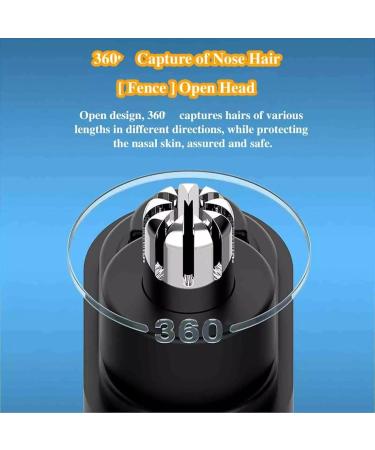 Pikapipy Nose Hair Trimmer - 2024 Konka Electric Trimmer for Men | IPX7 Waterproof Rechargeable Painless & Detachable Dual Edge Blade - Shop Now - Buy Online on GoSupps.com