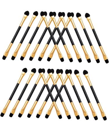 Didiseaon 60 Pcs Double Ended Eyeshadow Brush Precision Eye Shadow Brush Makeup Eyeshadow Brush Eye Shadow Brush for Makeup Eye Makeup Tool Eye Makeup Brush Small Eyeshadow Brush Eye Brush 12.50X0.50X0.50CMx3pcs Goldenx3pcs - Buy Online on GoSupps.com