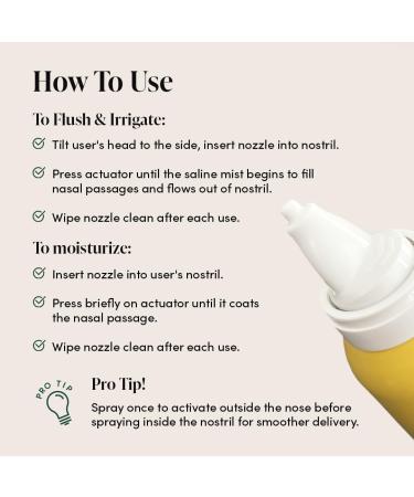 Kids' Saline Nasal Mist by Beekeeper's Naturals Clears Stuff Noses Nasal Spray for Kids 1+ w/ Saline Aloe & Propolis 3 fl oz Kid's Nasal Mist 3 Fl Oz - Buy Online on GoSupps.com