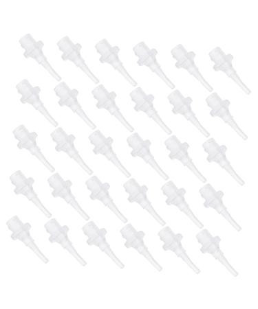 WEKAMOS 30PCS Earwax Cleaner Nozzles Set Conical Bottle Ear Washer Replacement Tips for Safe Ear Irrigation and Cleaning Tools for Home Use and Earwax Removal