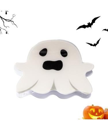 POCHY Halloween Clips - Funny Halloween Clips for Hair - Cute and Funny Ghost Shape Halloween Clips for Hair Small Halloween Hair Accessories for Halloween Costume