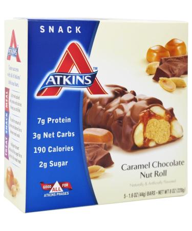 Atk Choc Nut Roll 5pk Car Size 8.0z