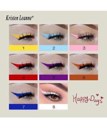 KRISTEN LEANNE black technology ultra-fine refill brush matte quick-drying color eyeliner (01) - Buy Online on GoSupps.com