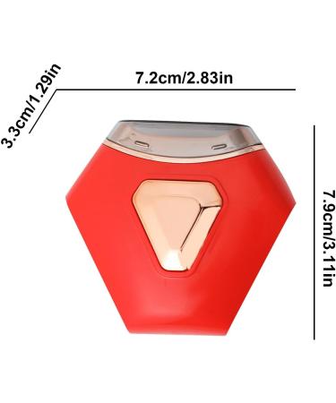 Electric Nail Clippers Automatic Nail Clippers - Automatic Nail Clippers | 2 in 1 Electric Nail Clippers and Polisher Automatic Nail Clippers with Storage of Nail for Adults soigna Red - Buy Online on GoSupps.com