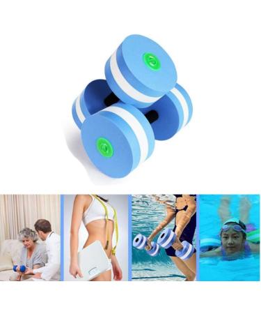BESPORTBLE 2pcs Water Dumbbells Aquatic Exercise Dumbell Water Aerobic Exercise Foam Dumbbells Pool Resistance Water Fitness Equipments for Swimming Water Yoga Rosy - Buy Online on GoSupps.com