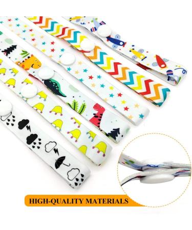 Adjustable Toy Belt Keeper - 6 Pack Anti-Drop Pacifier Chain for Strollers & High Chairs | Baby Cargo Belt Gurt Halter - Buy Online on GoSupps.com