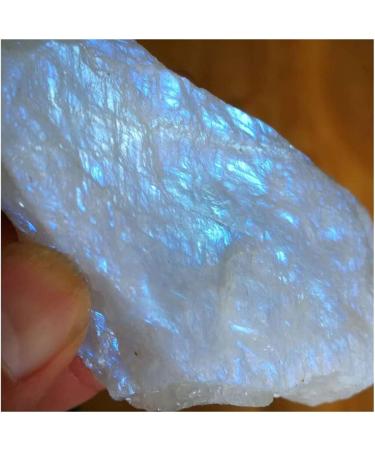 100g Rare Rough Natural White Moonstone Raw Gemstone Specimen Reiki Crystal Home Decoration Beautiful FZUGEDRLI - Buy Online on GoSupps.com