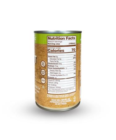 Organic Light Coconut Milk by Nature's Greatest Foods - 13.5 Oz - No Guar Gum  No Preservatives - Gluten Free  Vegan and Kosher- 5-7% Coconut Milk Fat  Unsweetened (12-Pack) Organic Lite 12 Pack - Buy Online on GoSupps.com