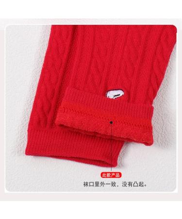 Chinese New Year Zodiac Embroidered Women's Cotton Socks - 3 Pairs (Red-5, Size 34-39) - Buy Online on GoSupps.com