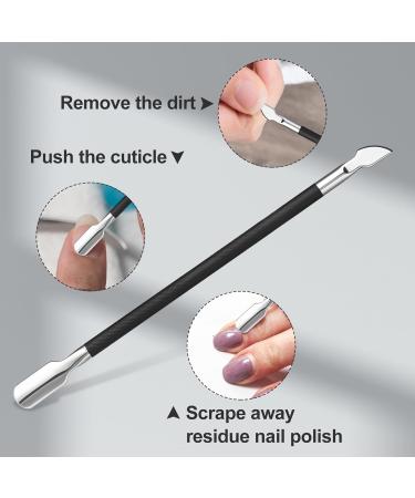 Professional Stainless Steel Cuticle Trimmer & Pusher Set | Sharp Nail Tools for Perfect Cuticles - Buy Online on GoSupps.com