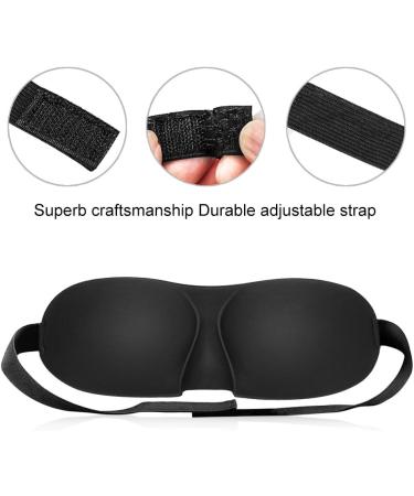 4 PCS Upgrade Sleep Eye Mask - Comfortable Adjustable 3D Contour Blindfold for Women - Perfect for Travel & Airplane Use - Buy Online on GoSupps.com
