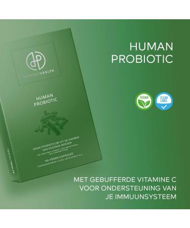  Perfect Health Perfect Health - Human Probiotic - Probiotics - Dietary supplement - Supports the natural balance in your intestines - High dose - 30 capsules - Vegan - Buy Online on GoSupps.com
