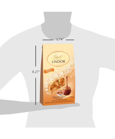 LINDT LINDOR Dulce De Leche Milk Chocolate Truffles 150g Gram Bag Limited Edition Individually Wrapped Chocolate Christmas Chocolate Stocking Stuffer - Buy Online on GoSupps.com