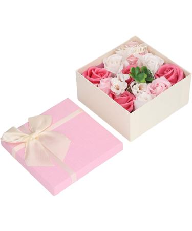 Flower Soap Exquisite Elegant Rose Flower Soap Safe for Valentine's Day for Women (Pink) - Buy Online on GoSupps.com
