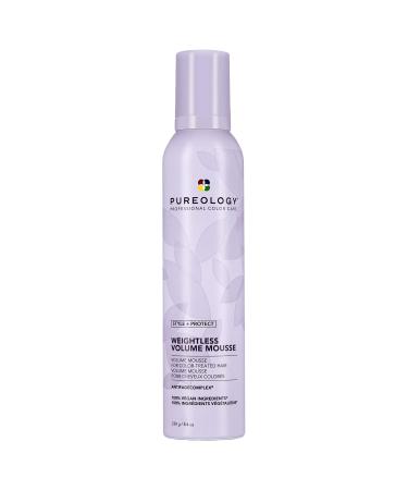 Pureology | Clean Volume Weightless Mousse | All-day Root Lift | For Fine, Color Treated Hair | Vegan 8.4 Ounce (Pack of 1)